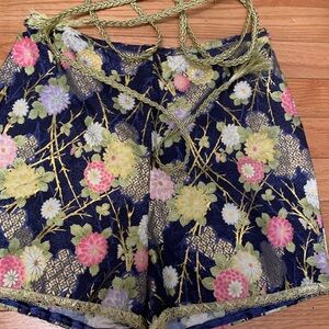 Floral Women's Silk Shorts